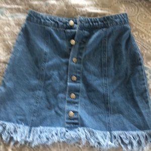 Denim skirt